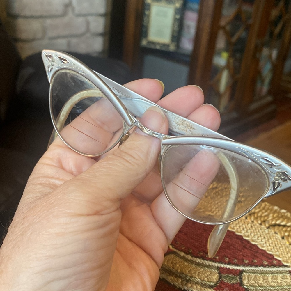 Vintage American Optics cat eye glasses.